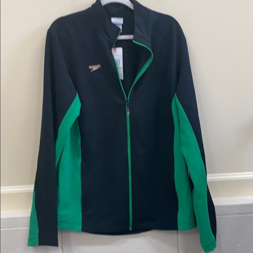 Speedo L zip front activewear jacket